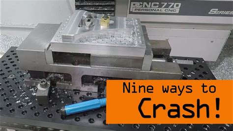 cnc machine crash helmet|How do you avoid machine crashes! .